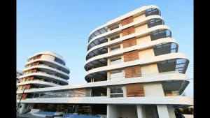 Designer Penthouse in a residential complex with a swimming pool in Larnaca