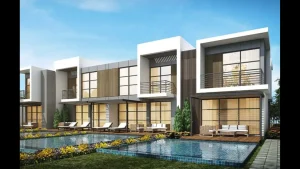 Contemporary Townhouse in large residential project
