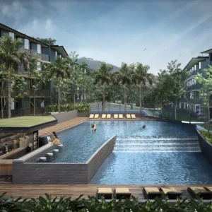 Modern flats not far from beach on Samui island