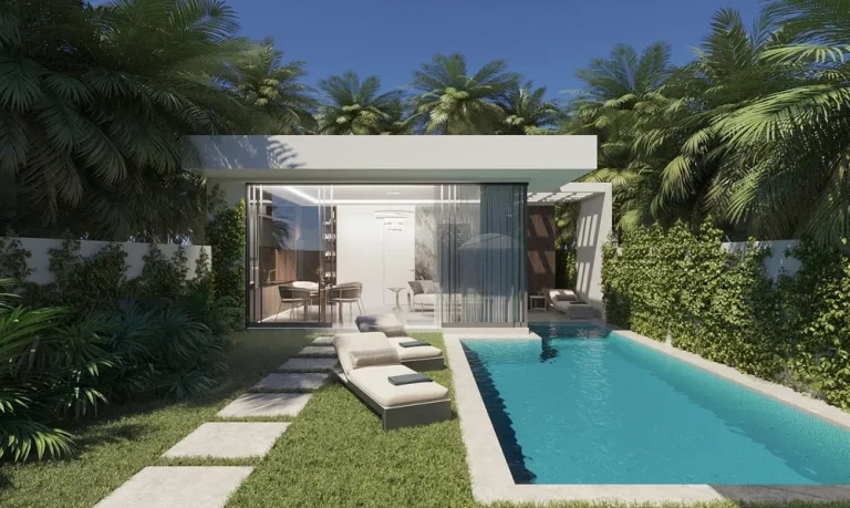 Premium villas in art deco style with guaranteed income near ocean
