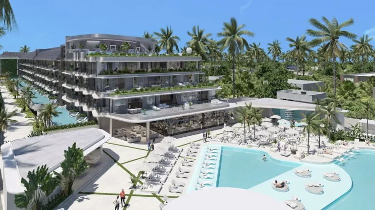 Premium apartments with guaranteed income on the beachfront of the ocean