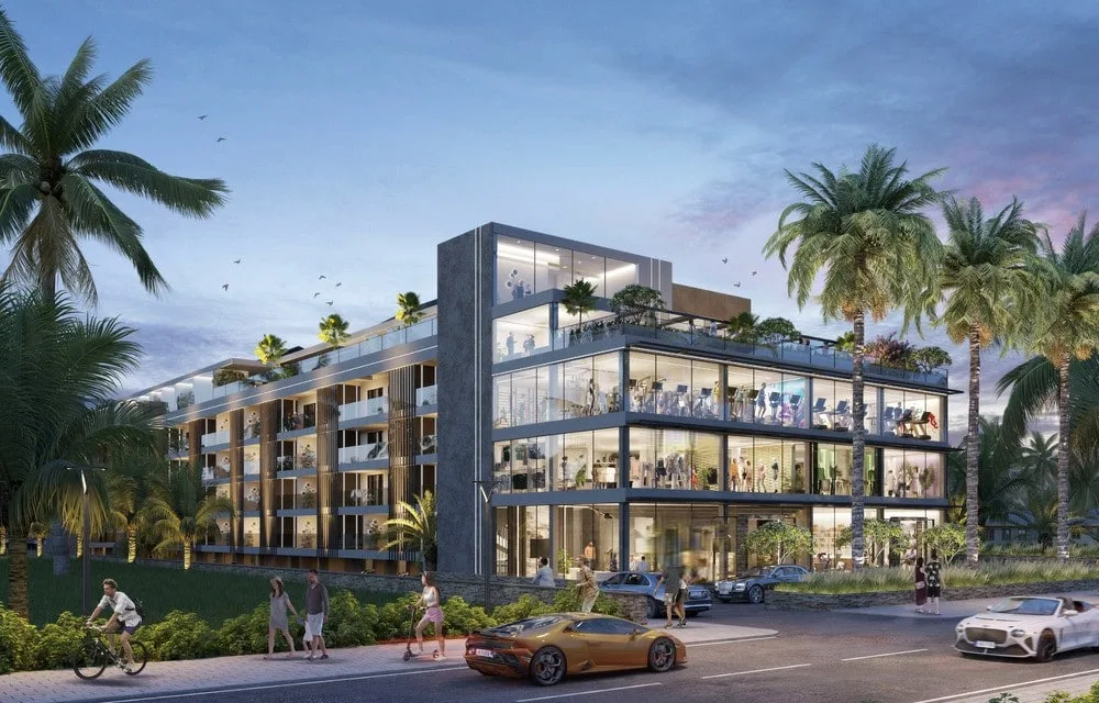 Contemporary apartments and villas not far from ocean with guaranteed income on Bali