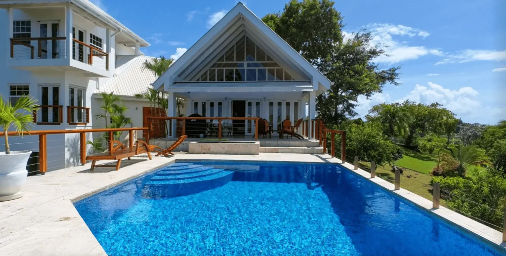 Stylish house with ocean view, St. Georges
