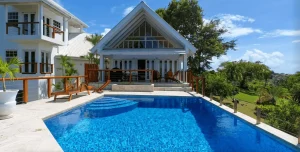 Stylish house with ocean view, St. Georges