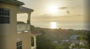 Classical house with ocean view, St. George