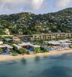 Luxury Villa on the beach in the resort