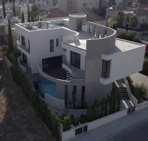 Exclusive villa in a futuristic style in the heart of the city of Limassol