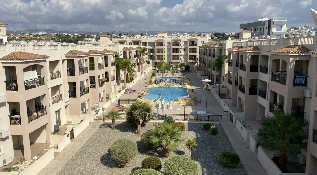 Modern turnkey apartments in hotel complex with private pools