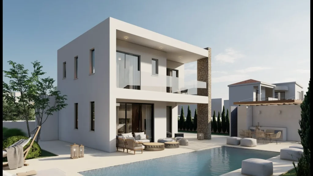 Elegant vilal with swimming pool, Neo Chorio, Polis