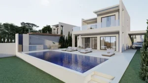 Modern villas with three bedrooms, St. George, Paphos
