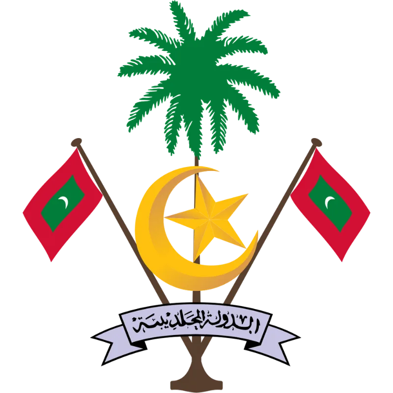 Maldives coat of arms