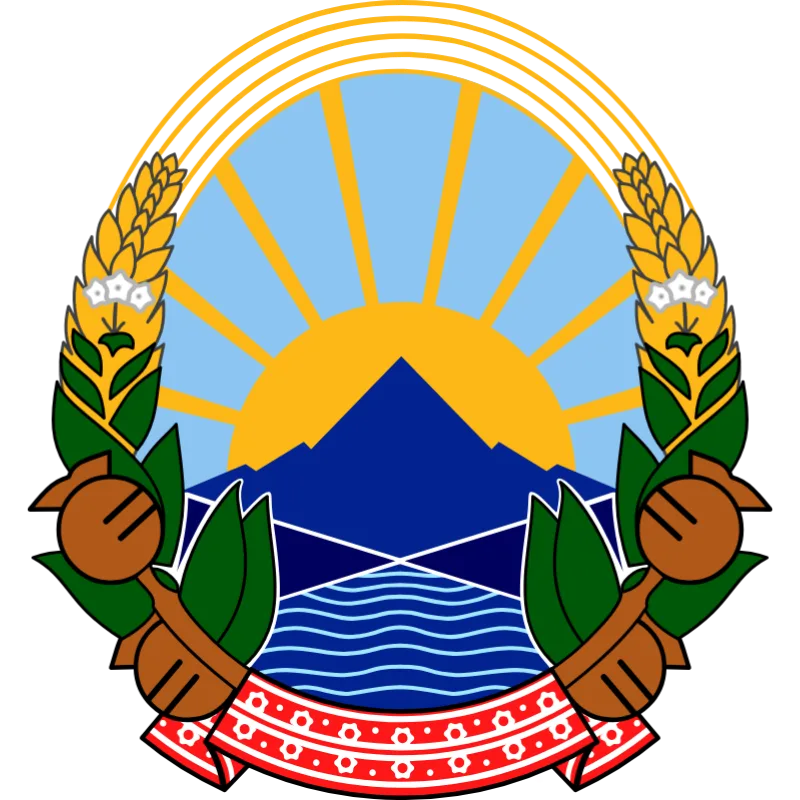 North Macedonia coat of arms