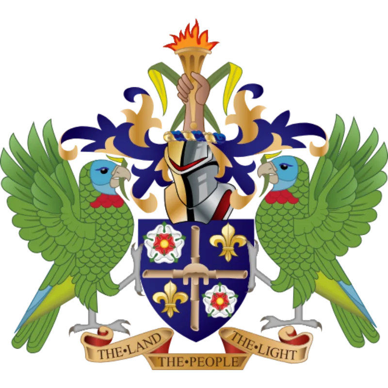 St. Lucia coat of arms