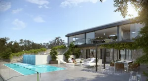 Villa with sea view on Lefkada island