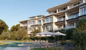 Apartments and townhouse in a gated community with sea views