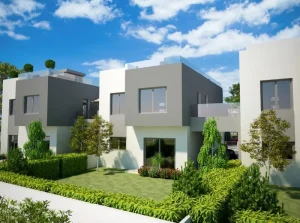 Two-storey villa in a gated complex with a convenient location