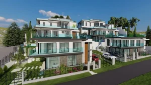 Modern houses, Limassol, Cyprus