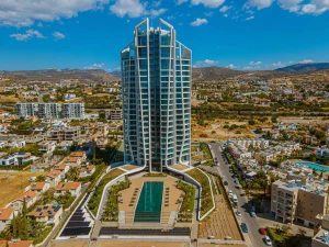 Modern tower with magnificent sea views and its own territory