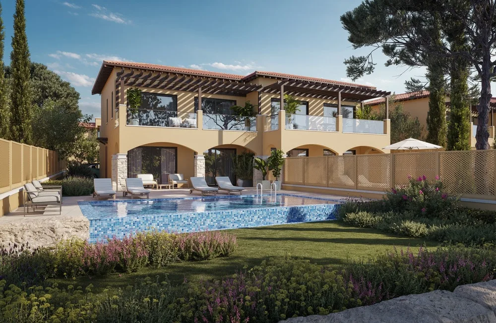 Apartments and villas in a luxury golf complex