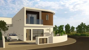 Three bedroom villa in an exclusive residential area of Paphos