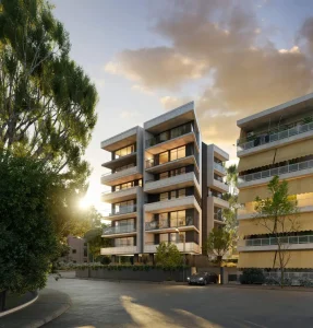 Apartments in a closed residential complex near the sea, Alimos, Athens