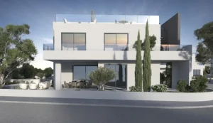 Modern villas not far from sea