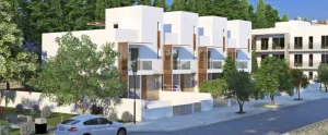 Apartments and maisonettes in a residential complex near the sea
