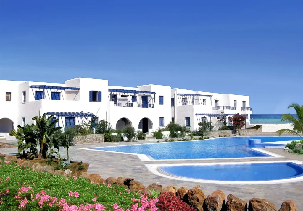 Modern apartments and villas near the sea