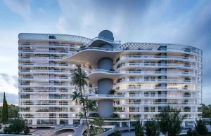 Apartments in a comfortable residential complex with infrastructure