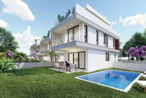 Modern villas in a popular area of Limassol
