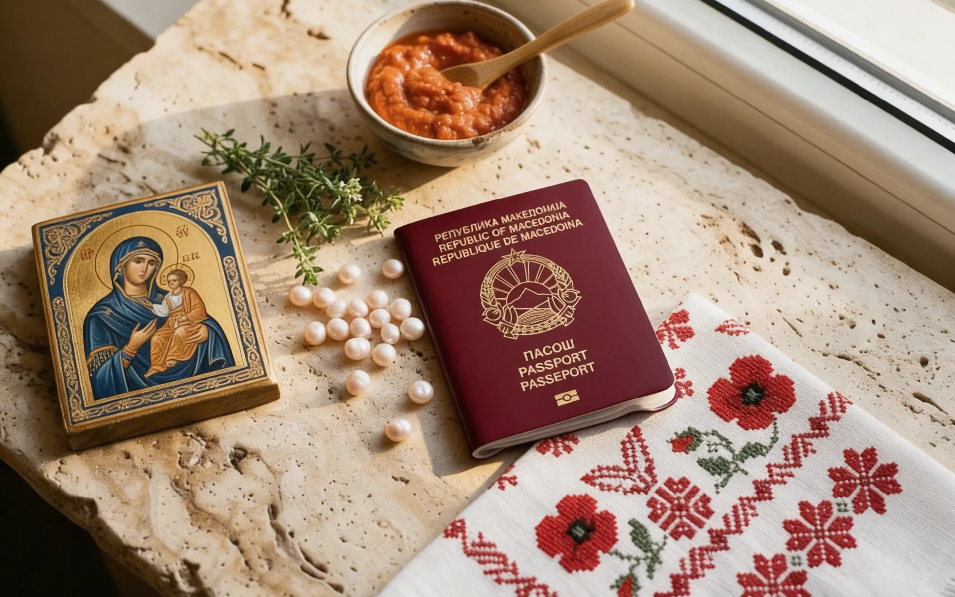 North Macedonia passport — European lifestyle