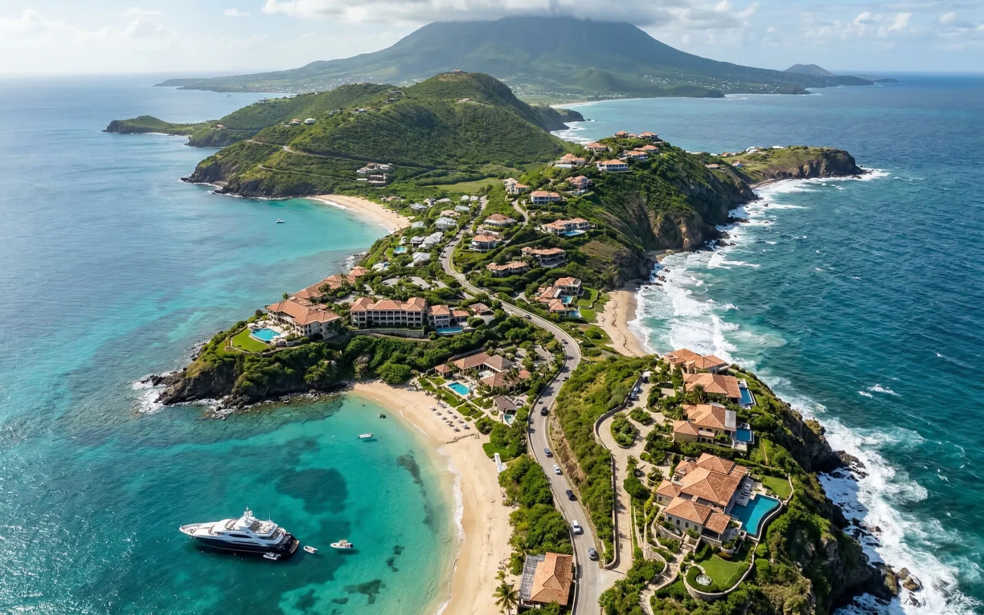 St. Kitts and Nevis citizenship by investment — Caribbean island view