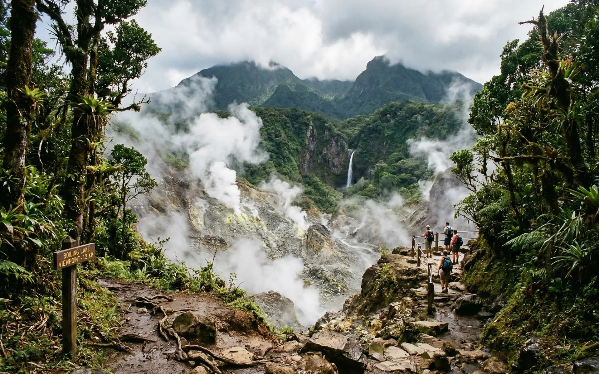 Dominica landscape view