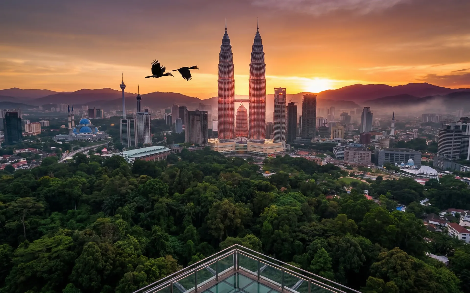 Malaysia Kuala Lumpur skyline