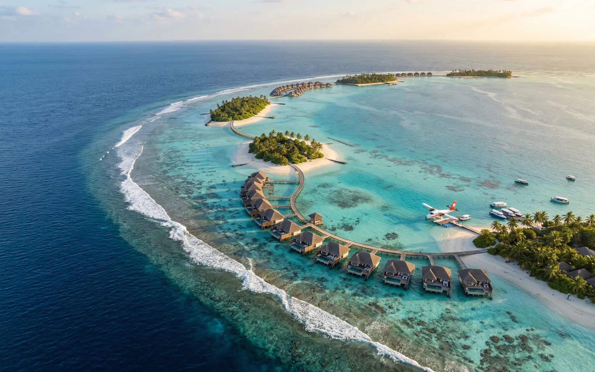 Maldives landscape view