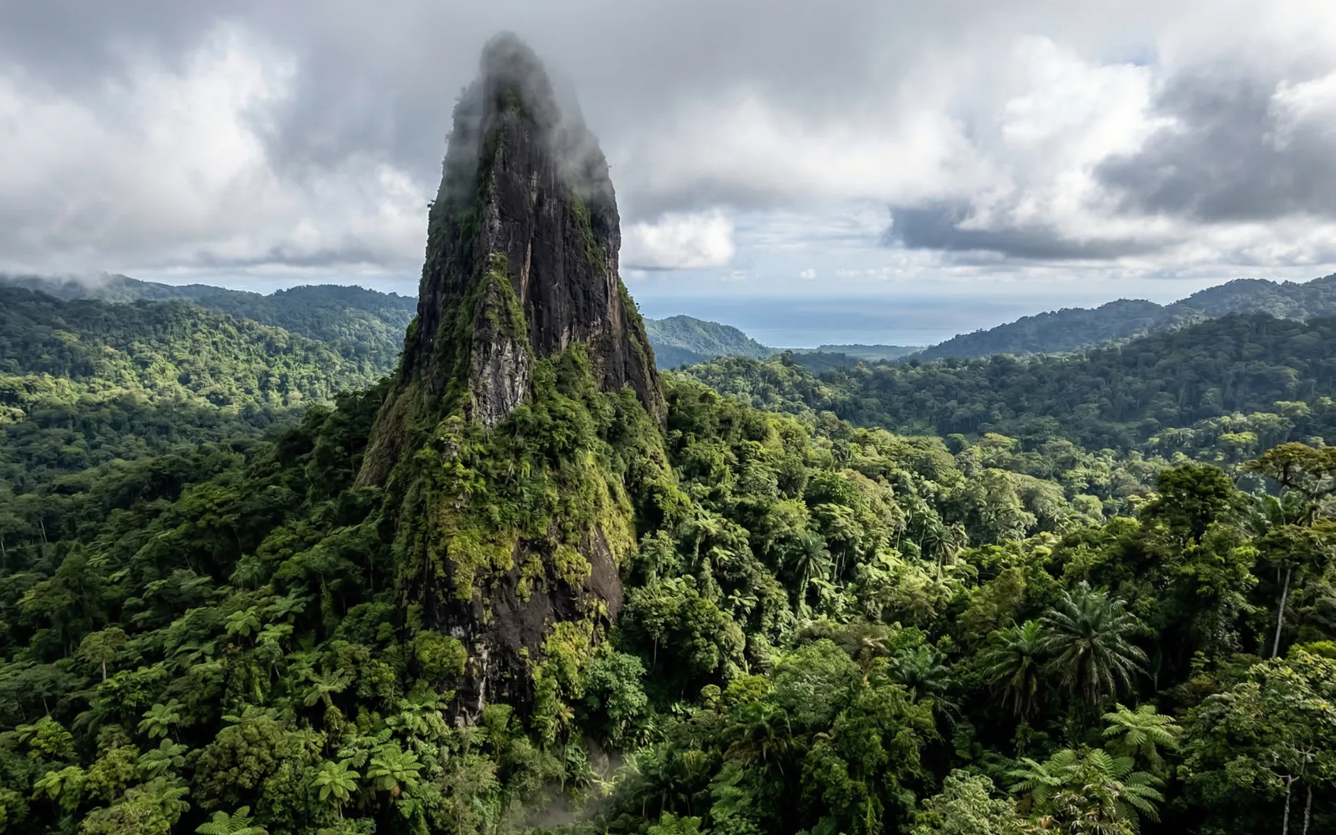 Sao Tome and Principe landscape view