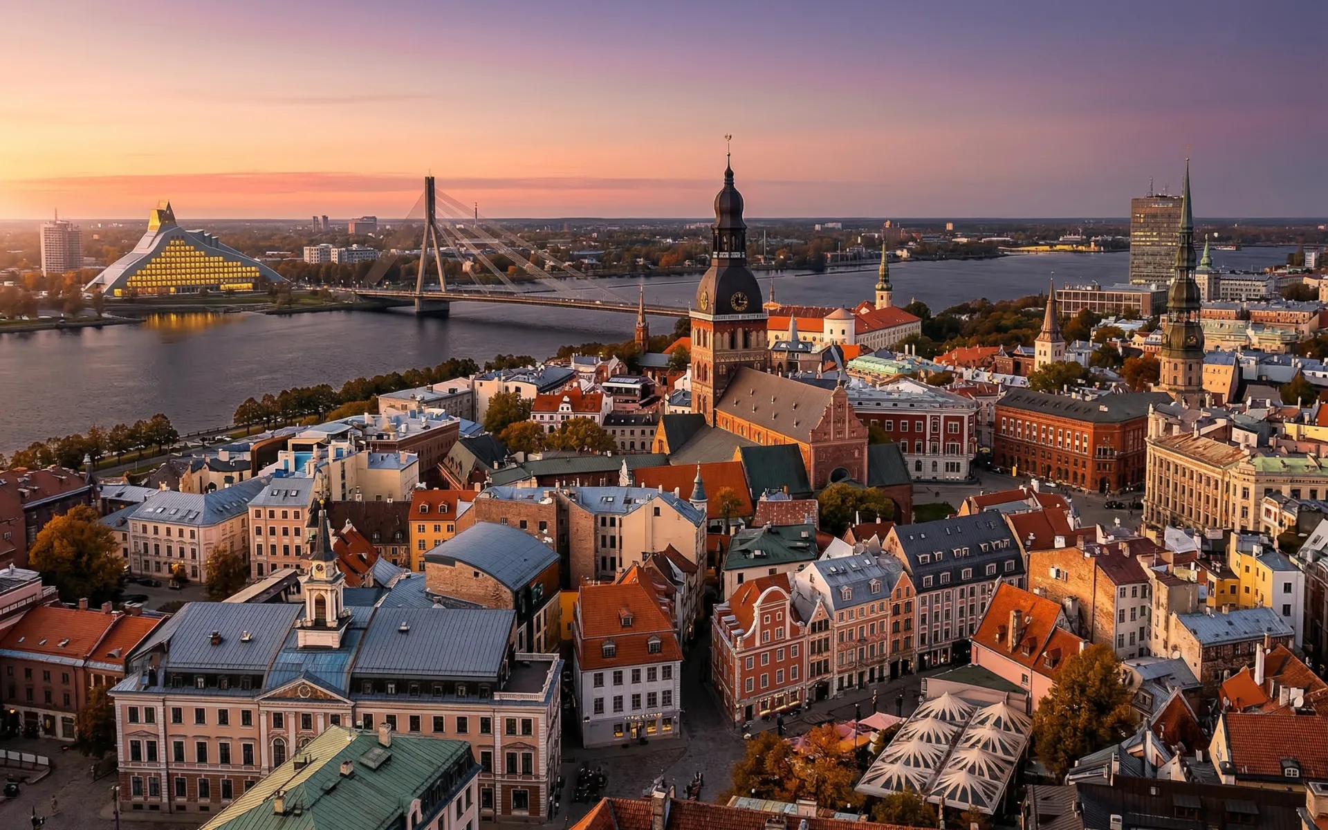 Latvia residence by investment — Riga Old Town and Art Nouveau architecture