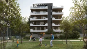 Apartments luxury complex city