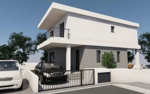 Two-level villa with picturesque views of the coast of Paphos