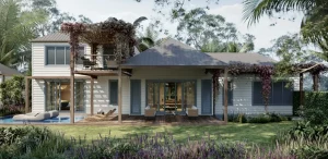 Share and full ownership of villas in a residential complex