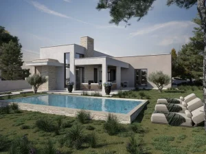 Stylish villas with three bedrooms and study room, Souni, Limassol