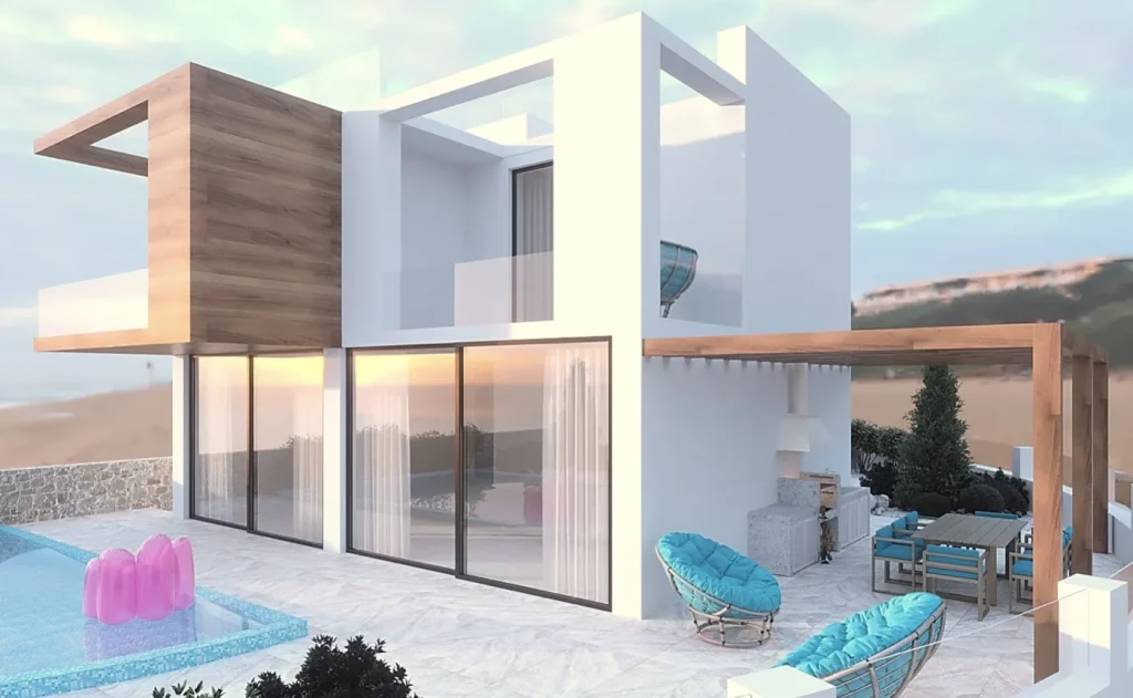 Villa with pool, panoramic sea view