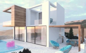 Villa with pool, panoramic sea view