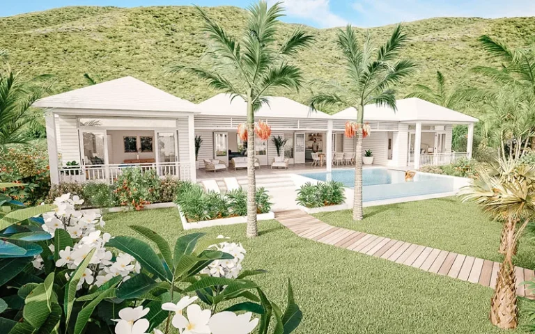 Beach villa in new project