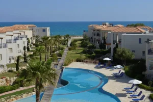 Residential complex with villas and apartments on the coast of Crete