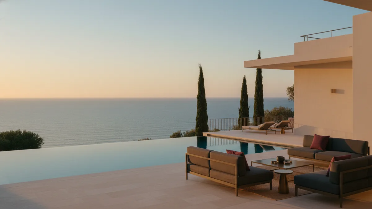 Mediterranean villa with infinity pool — Golden Visa residence by investment lifestyle in 2026