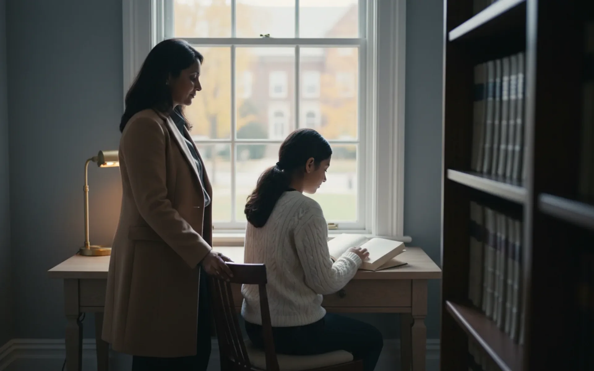 NRI mother and daughter in a US college town -- EB-5 and a US education future