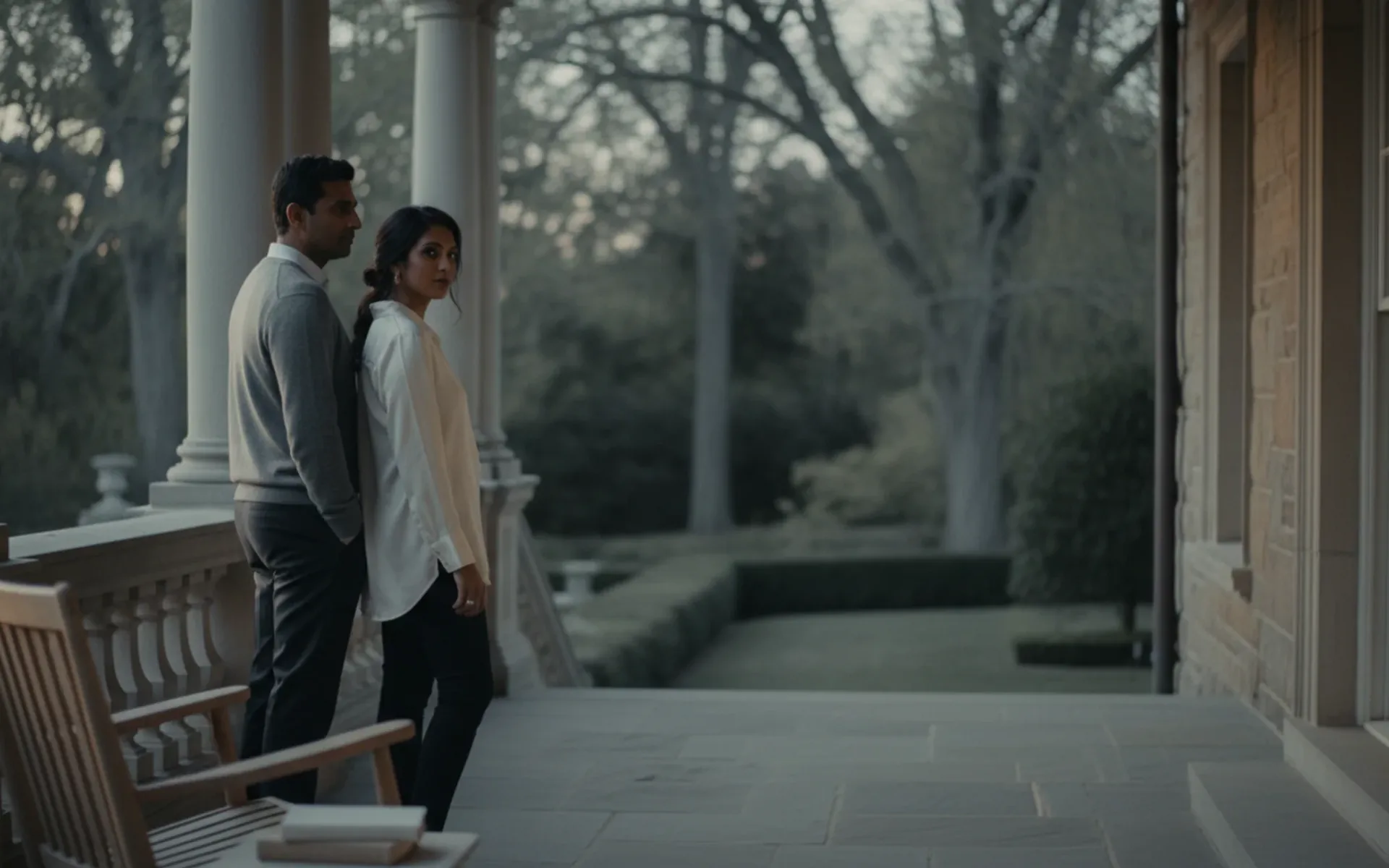 Indian family at a US home -- permanent residence through the EB-5 program